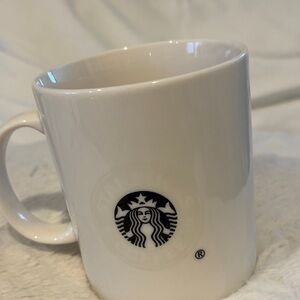 Starbucks  Barista 2001 White Mug with Black Logo